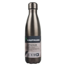 FLASK BOTTLE S/STEEL GREY 500ML KAUFMANN