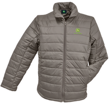 MEN PUFFER JACKET WALLNUT JOHN DEERE