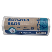 SILVER SIGNATURE BUTCHER BAGS