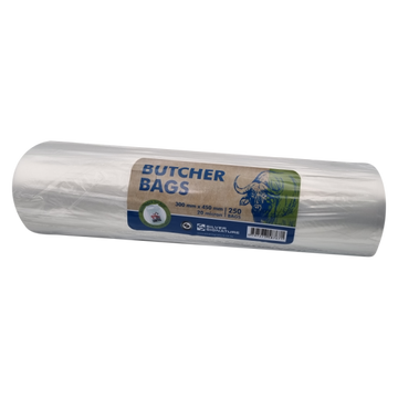 SILVER SIGNATURE BUTCHER BAGS