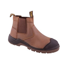 CHELSEA RIPSAW LEATHER BROWN KALIBER