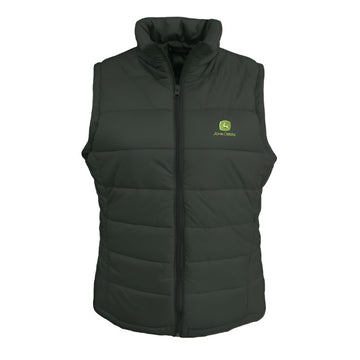 MENS BODY WARMER DARK OLIVE JOHN DEERE