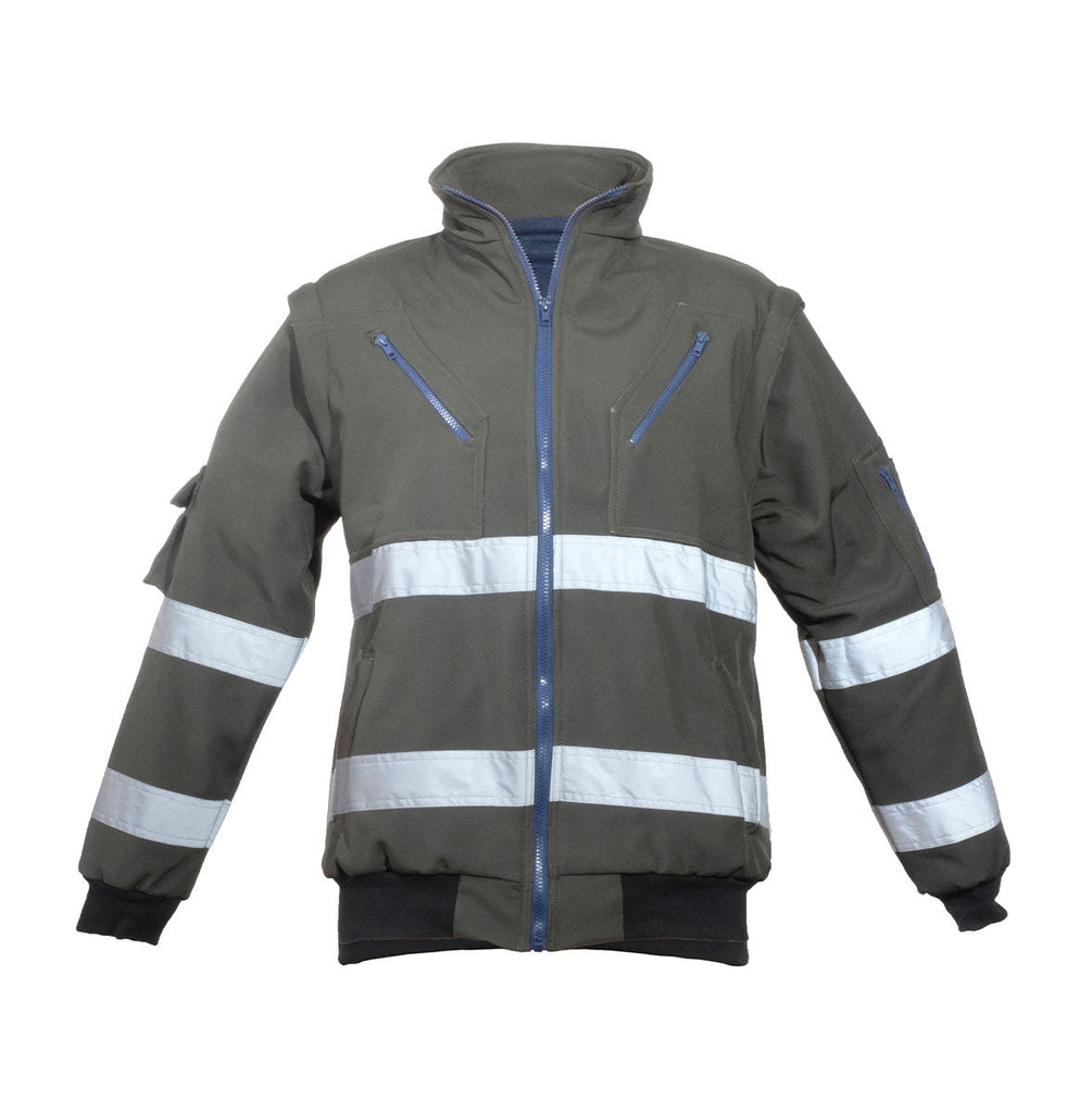 JACKET SOFT SHELL WITH REFLECTIVE TAPE VULCAN – Hinterland