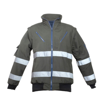 JACKET SOFT SHELL WITH REFLECTIVE TAPE VULCAN